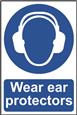 Wear Ear Protectors Sign - 200mm x 300mm