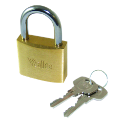 YALE 750 Brass Open Shackle Padlock