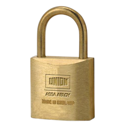 UNION 3104 Brass Open Shackle Padlock