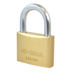 CISA 22010 KD Open Shackle Brass Padlock