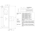 ADAMS RITE MS1850 Mortice Hooklock Case