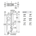 ADAMS RITE MS1890 Mortice Hooklatch Case