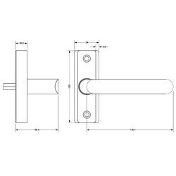 ADAMS RITE 4568 Handle To Suit MS1890