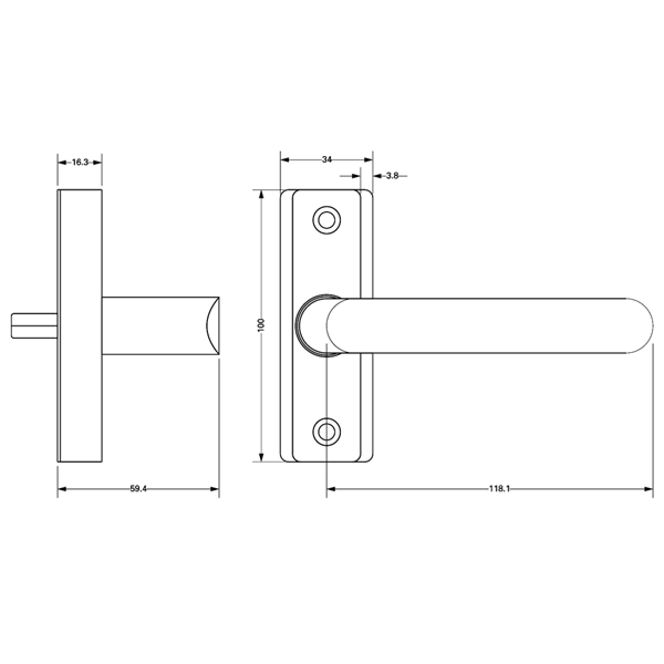 ADAMS RITE 4568 Handle To Suit MS1890