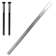 ASEC UPVC Spindle (160mm) & Screw (2x80mm) Pack