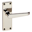 ASEC URBAN Classic Victorian Short Latch Lever on Plate Door Furniture