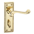 ASEC URBAN Classic Georgian Bathroom Lever on Plate Door Furniture