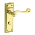 ASEC URBAN Classic Georgian Bathroom Lever on Plate Door Furniture