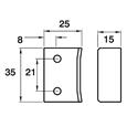 ASEC Budget Lock Angled Plate