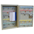 ASEC Extra Security 50 Hook Cabinet for Padlocks or Key Bunches