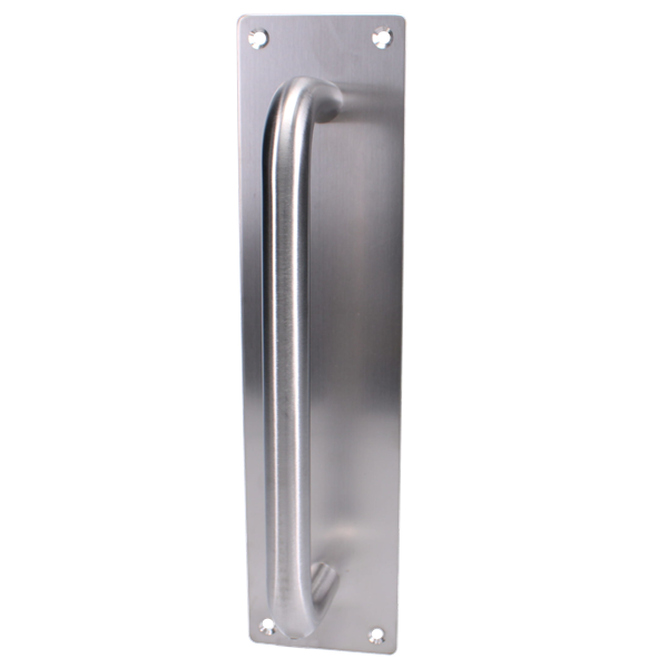 ASEC Plate Mounted 75mm Stainless Steel Pull Handle