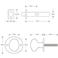 ASEC Door Security Rack Bolt & Turn