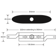 STEEL-LINE SLINE0010Inline Steel Roller Door Lock