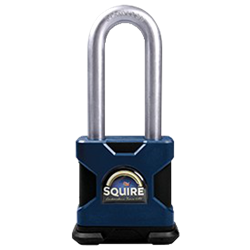 SQUIRE SS50S/2.5 Stronghold Steel 6 Pin Long Shackle Padlock