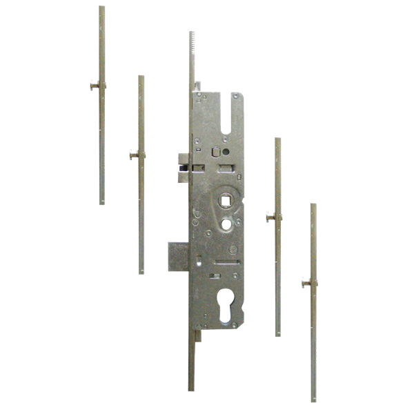 MACO Lever Operated Latch & Deadbolt - 4 Mushroom