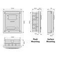 VIDEX 4K Video 1 Way Intercom Kit