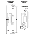 ALPRO AL110 Series 12V/24V DC Mortice Release