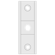 ADAMS RITE Backplate To Suit 5015 Deadlock