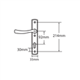 WINKHAUS Palladio XL 92 Lever/Pad UPVC Furniture