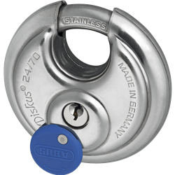 ABUS 24IB Series Stainless Steel Diskus Discus Padlock