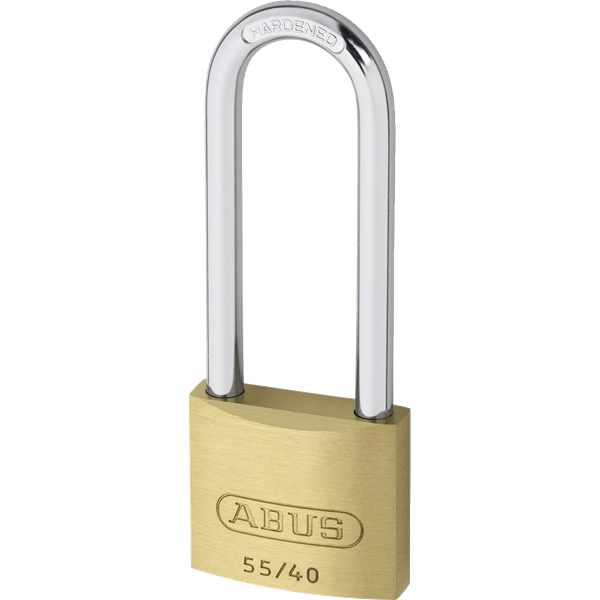 ABUS 55 Series Brass Long Shackle Padlock