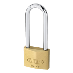 ABUS 65 Series Brass Long Shackle Padlock