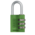 ABUS 145 Series Coloured Aluminium Combination Open Shackle Padlock