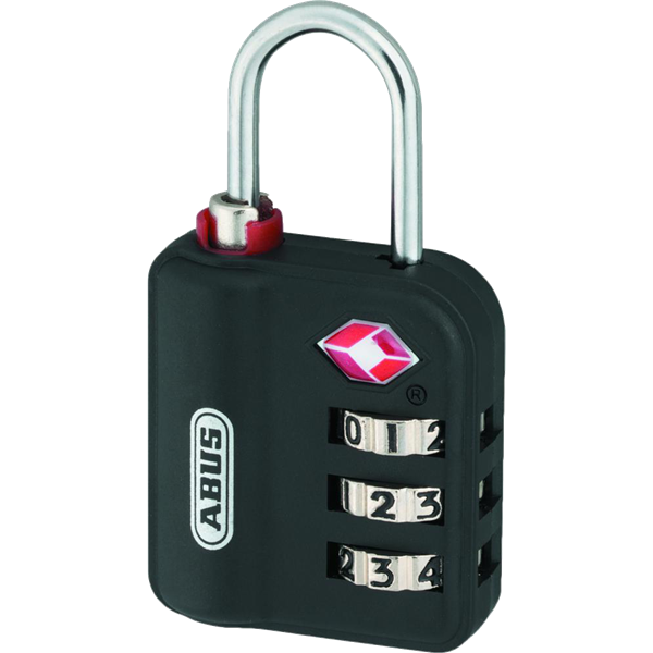 ABUS 147TSA Series Combination Luggage Open Shackle Padlock