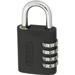 ABUS 158KC Series Combination Open Shackle Padlock With Key Over-Ride