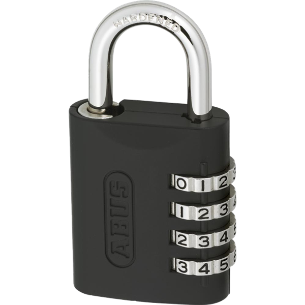 ABUS 158KC Series Combination Open Shackle Padlock With Key Over-Ride