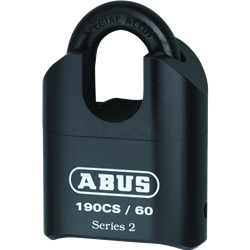 ABUS 190 Series Heavy Duty Combination Closed Shackle Padlock