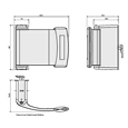 ADAMS RITE 4596 Paddle Handle To Suit 4750 Series