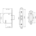 ERA 472 & 572 3 Lever Deadlock