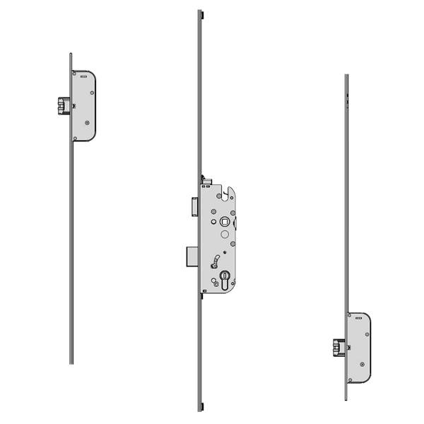 GU Secury Auto Panic E Multipoint - 2 Deadlocks