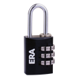 ERA Black Combination Padlock