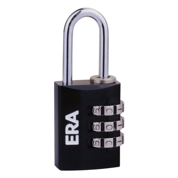 ERA Black Combination Padlock