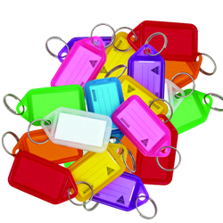 KEVRON ID30 Giant Tags Bag of 25 Assorted Colours