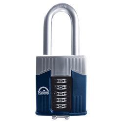 SQUIRE Warrior Long Shackle Combination Padlock