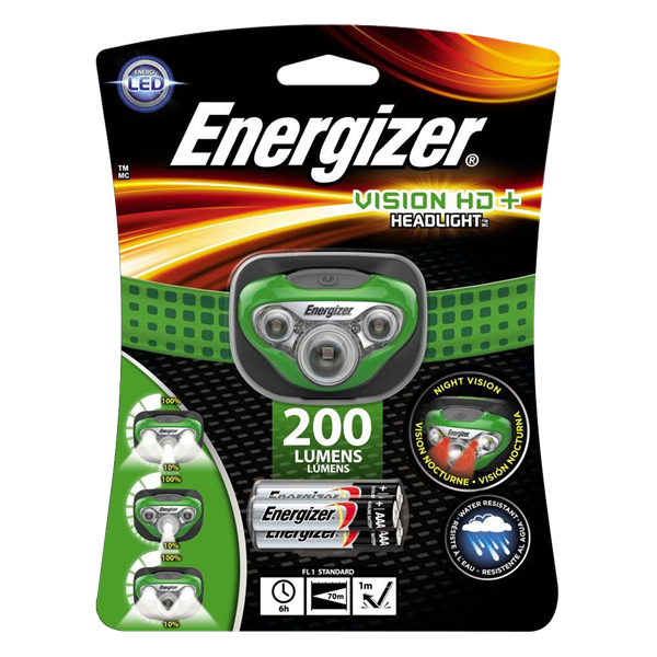 ENERGIZER Vision HD Headlight 200 Lumens