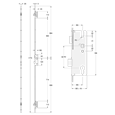 WINKHAUS STV Trulock 20mm Radius Faceplate Split Spindle 2 Hooks