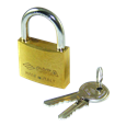 CISA 22110 Open Shackle Brass Padlock