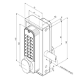 GATEMASTER Superlock Digital Double Sided