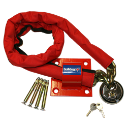 BULLDOG MC30 Chain, Padlock & Wall/Floor Anchor Kit