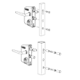 LOCINOX Surface Mounted Gate Lock