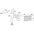 LOCINOX 3006 Push Pad Handle Set