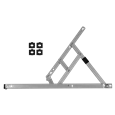 CHAMELEON Easy Clean Side Hung Egress Friction Hinge With Packers - 13mm - 17mm