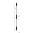 INGENIOUS Duplex Lever Operated Latch & Hookbolt - 4 Hook