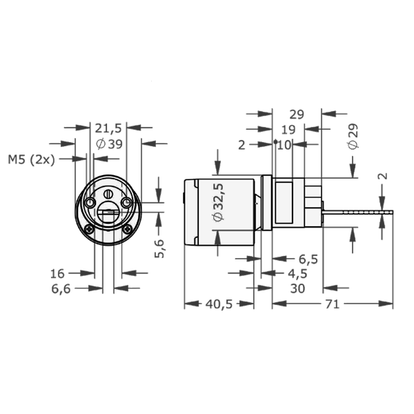 EVVA AirKey Rim Proximity Cylinder