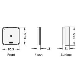 EVVA AirKey Proximity Wall Reader