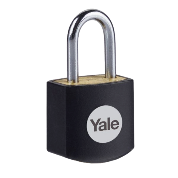 YALE Y110JB Brass Open Shackle Padlock - Pack of 4